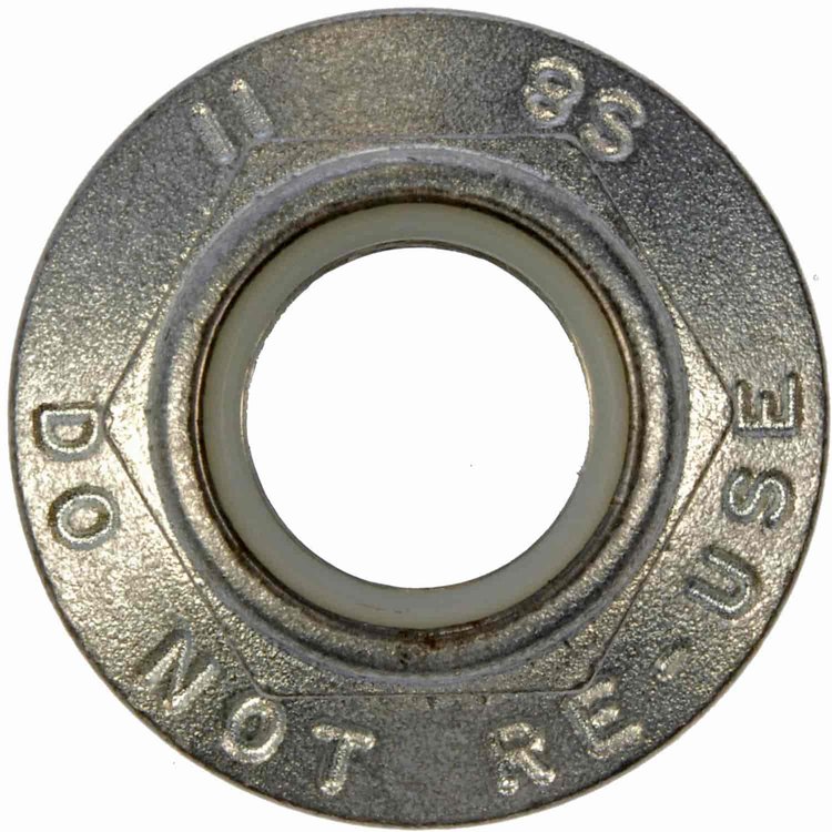 615-186 Spindle Nut with Plastic Insert - M24-2.0; 2005-2014 Chrysler, 1997-2014 Dodge