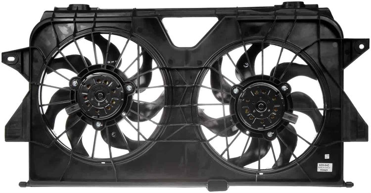 Dual Fan Assembly without Controller 2005-2007 Dodge, 2005-2008 Chrysler