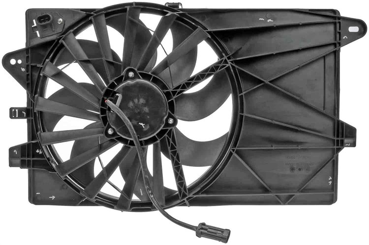 Single Fan Assembly With Resistor