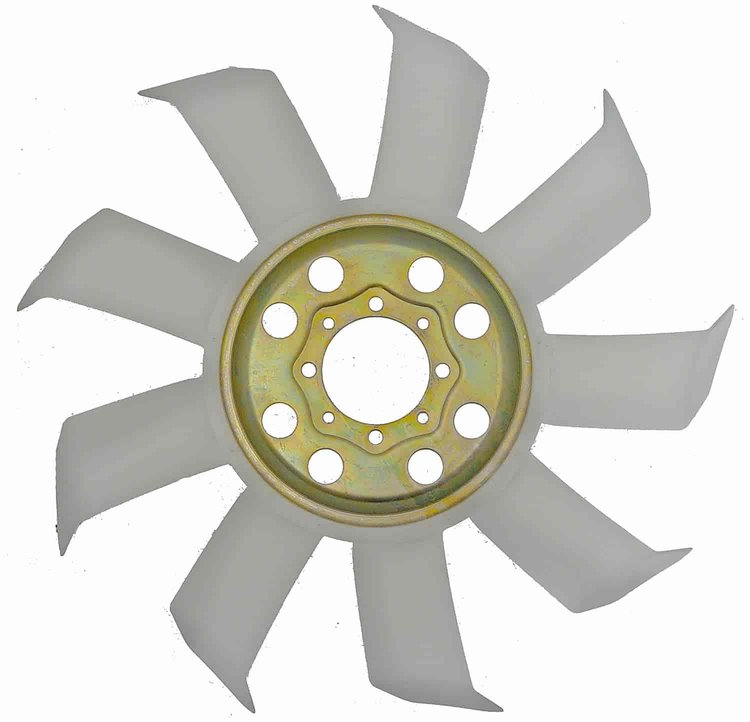Plastic fan blade