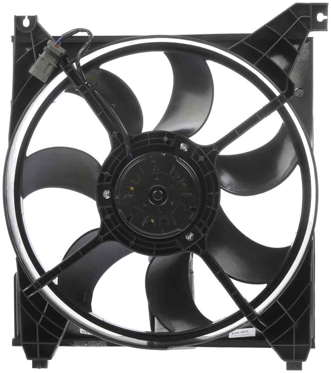 Radiator Fan Assembly Without Controller