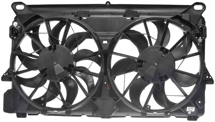 Dual Fan Assembly Without Controller