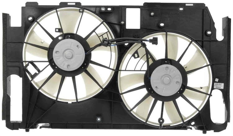 Dual Fan Assembly Without Controller