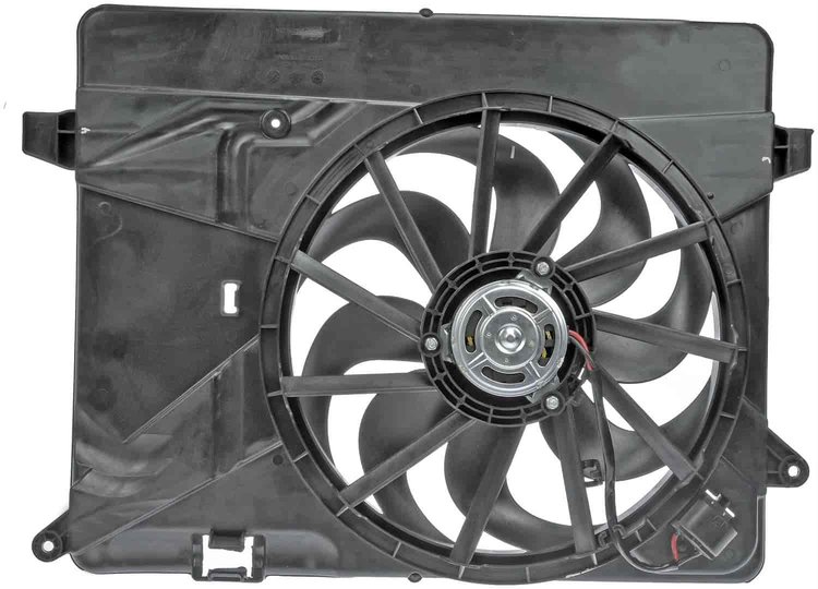 Single Fan Assembly With Resistor