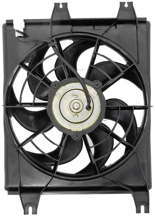 620-719 Condenser Fan Assembly Without Controller; 1992-1995 Hyundai Elantra