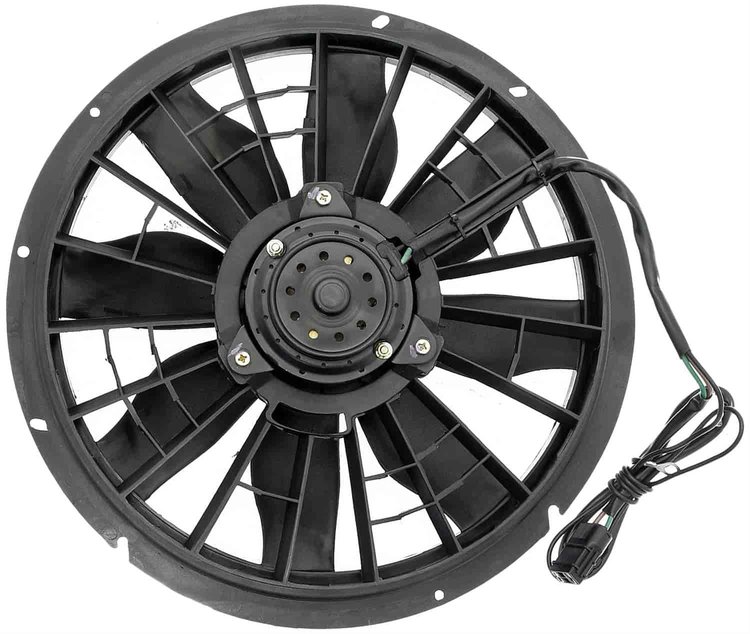 Radiator Fan Assembly without Controller 1992-1995 Volvo 940, 1992-1997 Volvo 960, 1998 Volvo S90/V90