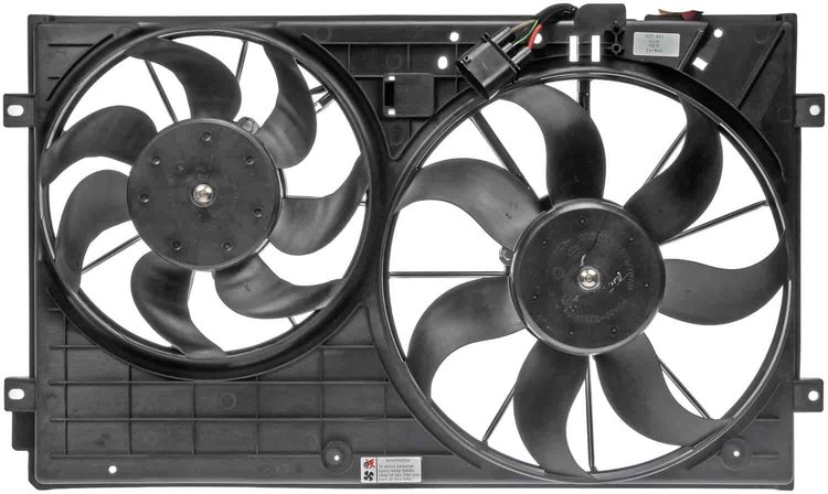 Radiator Fan Assembly with Brushless Motor 2004-2013 Audi, 2005-2019 Volkswagen