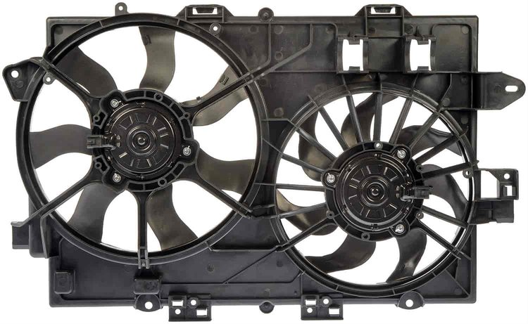 Dual Fan Assembly without Controller 2006-2008 Chevy Equinox/Pontiac Torrent