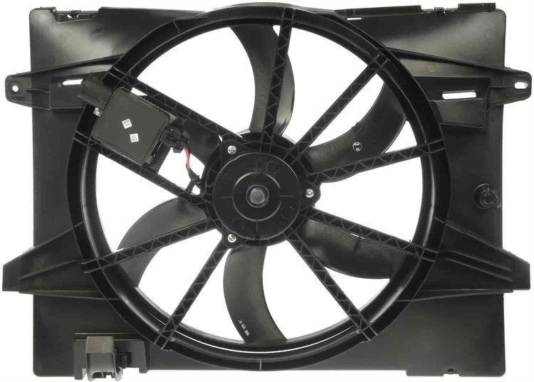 Radiator Fan Assembly with Controller 2006-2011 Ford Crown Victoria, 2006-2011 Lincoln Town Car, 2006-2011 Mercury Grand Marquis