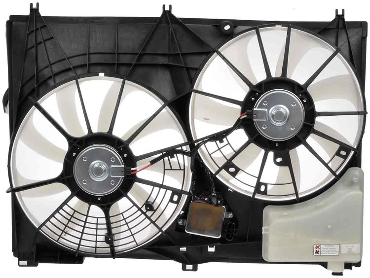 DUAL FAN ASSEMBLY WITHOUT