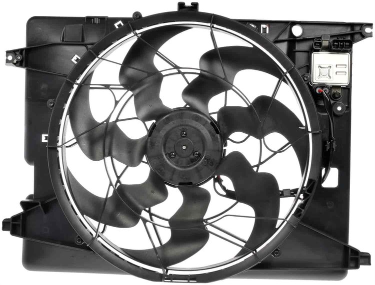 621-570 Dual Fan Assembly with Controller; 2015-2016 Hyundai Genesis