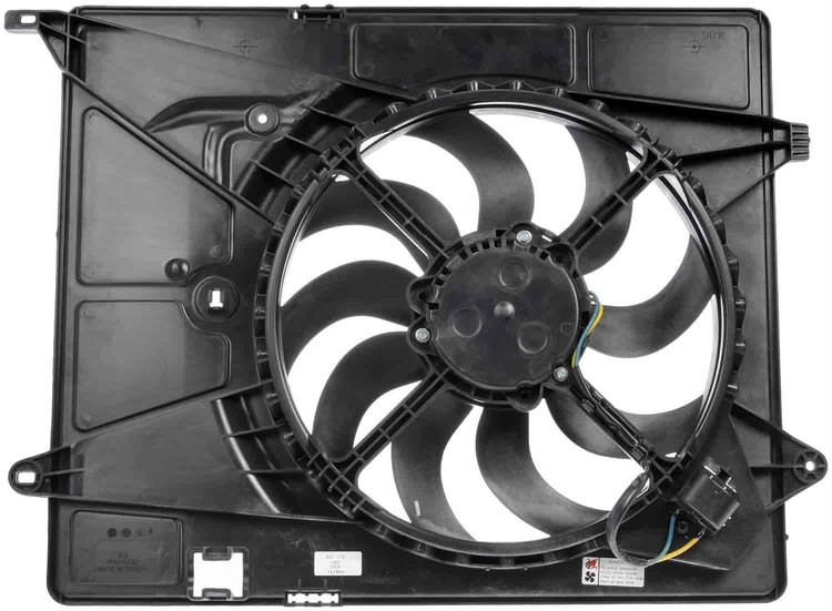 RADIATOR FAN ASSEMBLY WIT