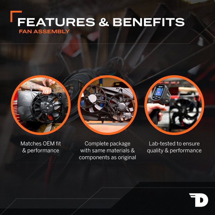 RADIATOR FAN ASSEMBLIES
