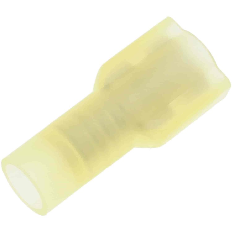638-267 12-10 Gauge Female Slide Disconnect Terminal, .250 in., Yellow