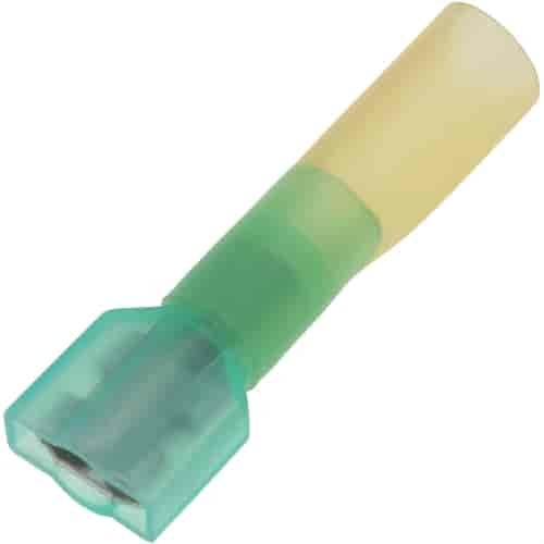 638-456 16-14 Gauge Female Slide Waterproof Connector, .250 in., Blue
