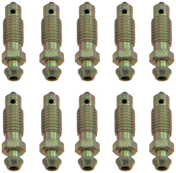 Treated Steel Bleeder Screw, 0.92 in., 1/4 in.-28 Thread