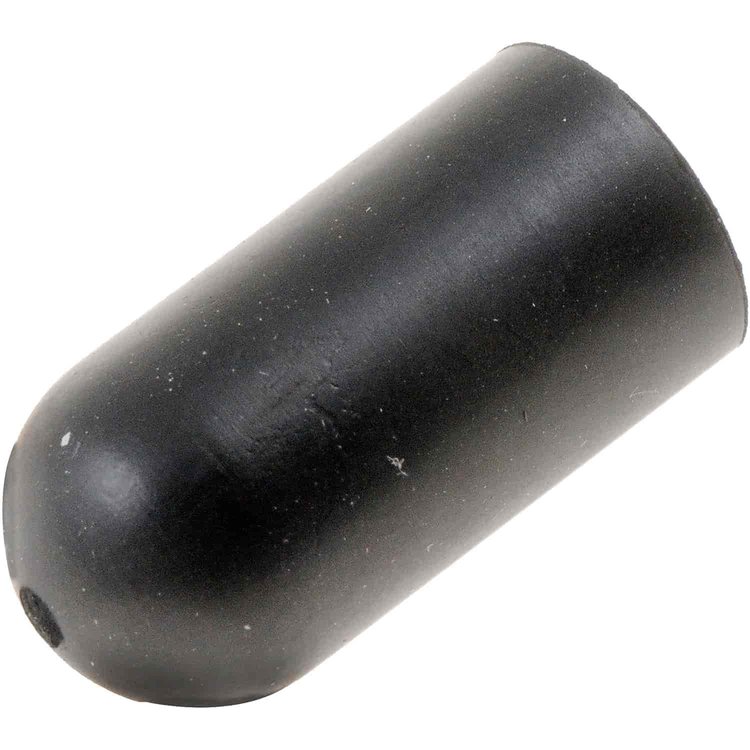 650-005 3/8 in. Black Rubber Vacuum Cap