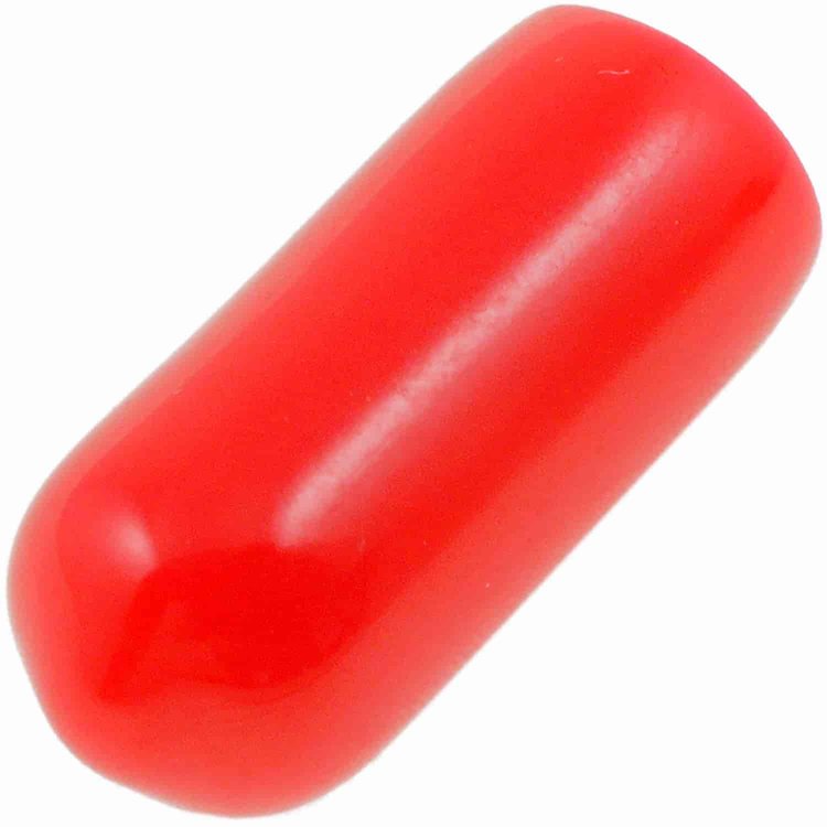 650-013 1/4 in. Red Vinyl Vacuum Cap