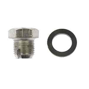 65207 Oil Drain Plug Oversize 1/2-20 T.o., Head Size 3/4 in.