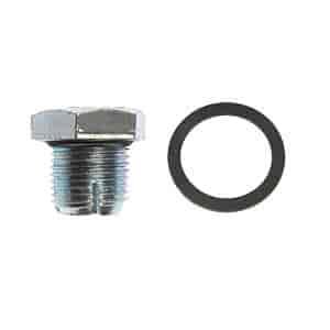65210 Oil Drain Plug Oversize 5/8-18 S.o., Head Size 7/8 in.