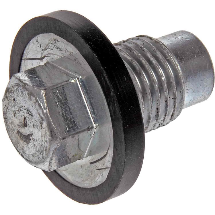 65396 Oil Drain Plug Pilot Point Molded Gasket M14-1.50, Head Size 28mm; Chrysler/Dodge/Jeep/Mini/Mitsubishi/Ram/Volkswagen