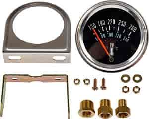 Mechanical Water Temperature Gauge, Chrome, 2.5 In. Depth 7-155