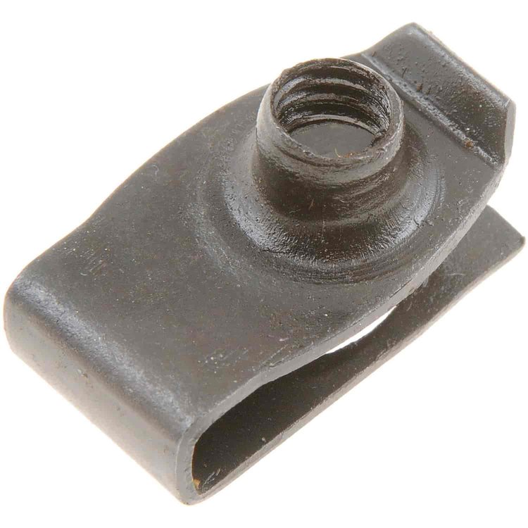 700-523 Clip Nut -U-Threaded,1/4-20 in X9/16 in, Panel Range.025 in -.150 in; 1981-1982 Ford