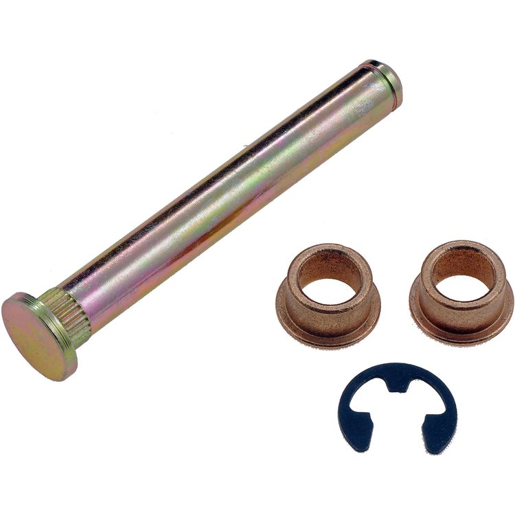 703-270 Door Hinge Pin and Bushing Kit - 2 Pins, 4 Bushings, 2 Clips; 1989-2011 Ford; 1988-2006 Lincoln; 1989-2010 Mercury