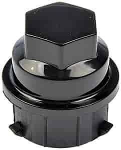711-022 Black Wheel Nut Cover M24-2.0; Buick/Chevrolet/GMC/Oldsmobile/Pontiac/Saturn