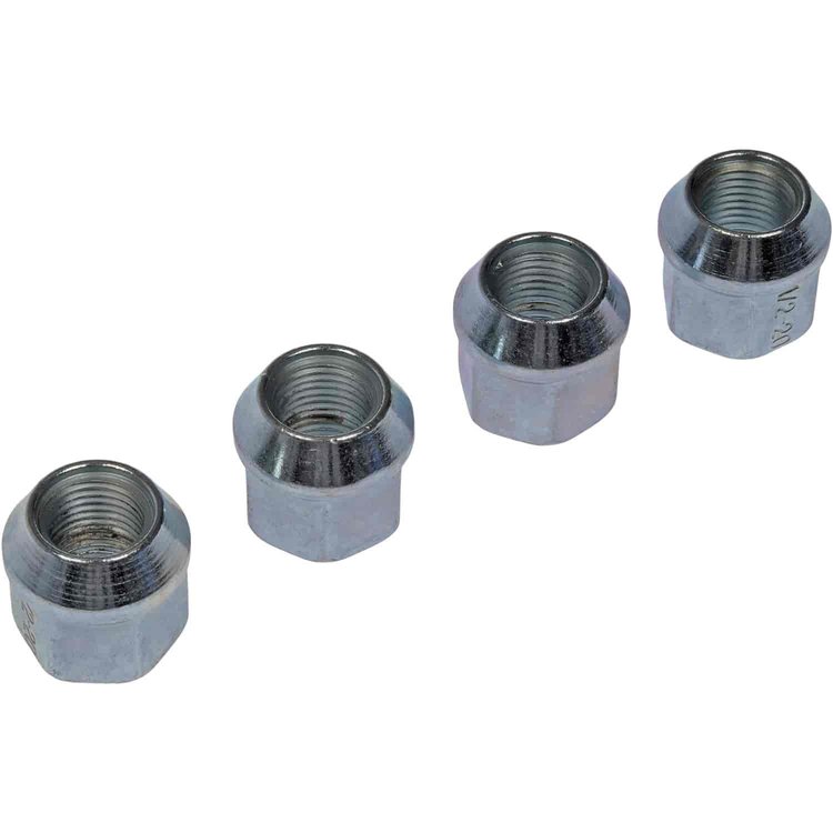 711-206 Wheel Nut Chrome Bulge 1/2-20; American Motors/Chrysler/Dodge/Ford/Jeep/Lincoln/Mercury/Plymouth
