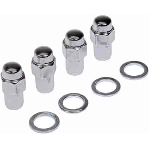 711-208 Wheel Nut Chrome Std. Mag 2-Pc 1/2-20; 1.664 in