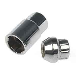 Chrome Wheel Locks Type: Bulge Seat Open End