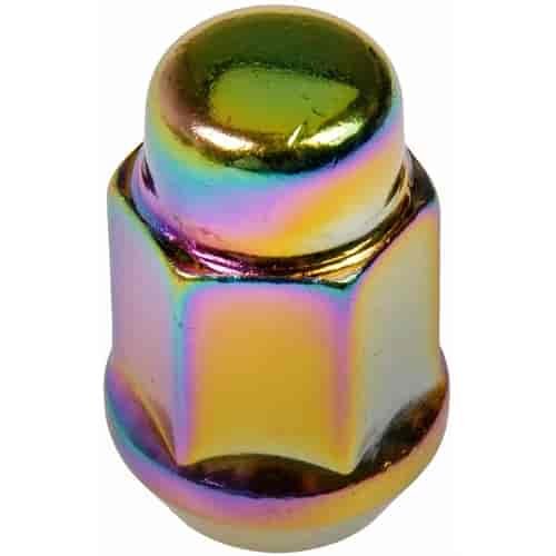 711-335G Neo-Chrome Acorn Nut Lock Set M12-1.50; 1968-2022