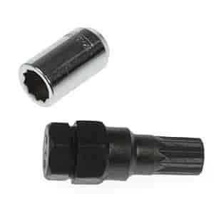 711-425 Wheel Nut Lock Chrome Tuner M12-1.25; Multi-Vehicle Application