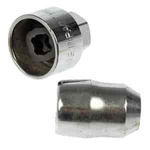 711-621 Wheel Nut Lock Chrome Duplex Acorn M14-1.50; CHRYSLER/FORD/GENERAL/HONDA/SAAB/TOYOTA