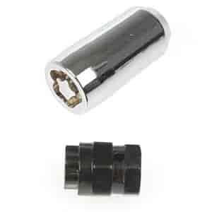 711-624 Wheel Nut Lock Chrome Duplex Acorn M14-1.50; CHRYSLER/FORD/GENERAL/HONDA/SAAB/TOYOTA