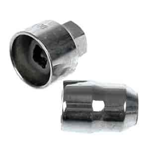 711-728 Wheel Nut Lock Chrome Acorn Bulge Set M12-1.75; 1.258 in