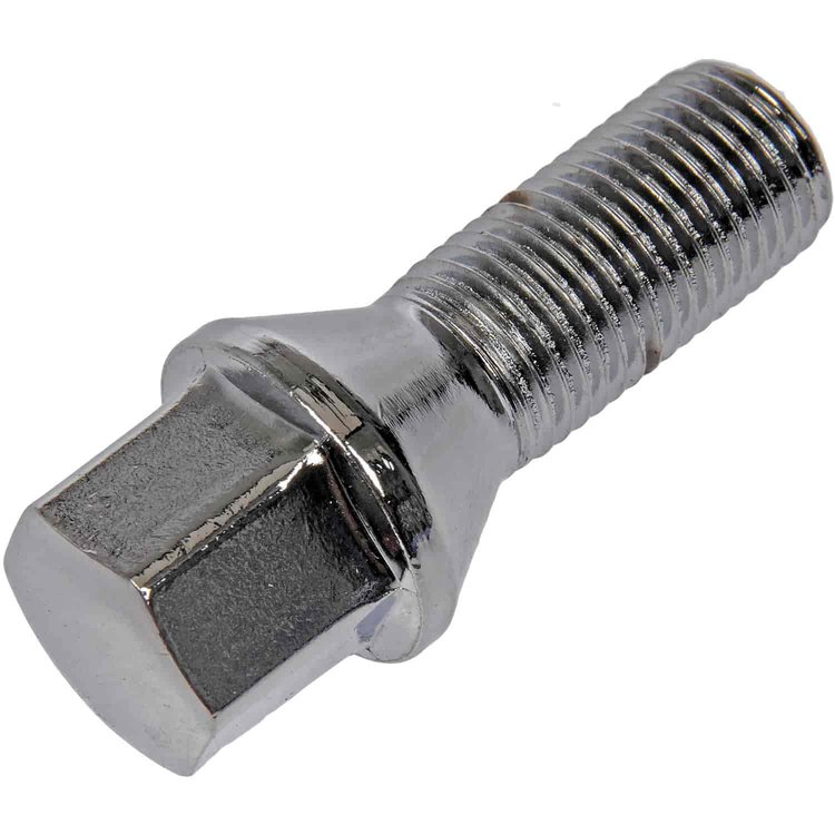 712-600 Chrome Hex Head Wheel Bolt - M14-1.50; 2002-2010 BMW; 1986-1998 Saab; 1986-1991 Volkswagen; 1999-2014 Volvo