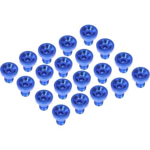 712-X95D Wheel Nut Cap, Blue Aluminum