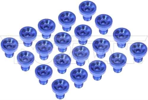 712-X95D5 Cap, Blue Aluminum, 5 Pack