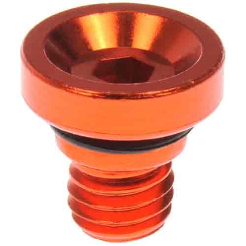 712-X95I Wheel Nut Cap, Orange Aluminum