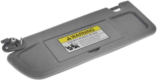 Sun Visor Panel 2009-2011 Honda Civic, Left/Driver Side - Gray Finish