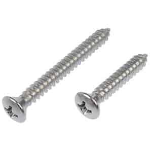 784-120 Self Tapping Screw-Stainless Steel-Oval Head-No. 8 x 1 in., 1-1/2 in.; 8x1