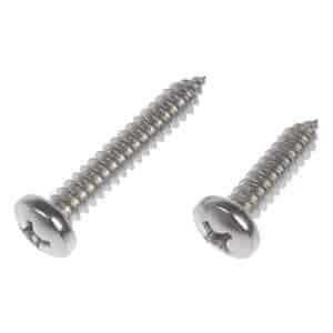 784-185 Self Tapping Screw-Stainless Steel-Pan Head-No. 14 x 1 in., 1-1/2 in.