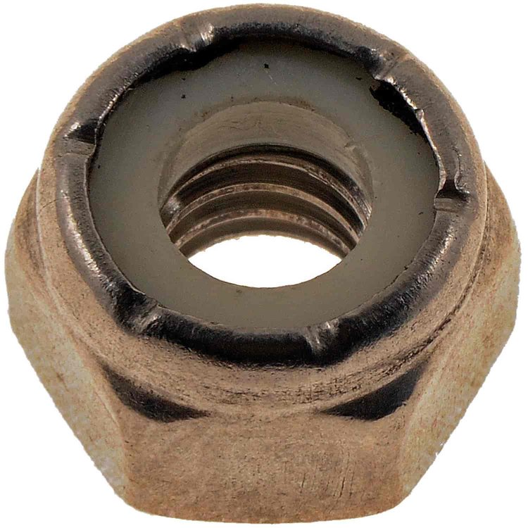 784-300 Hex Nut with Nylon Ring Insert - Stainless Steel -Thread Size - 1/4-20 in.