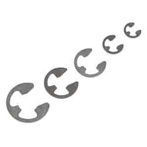 784-632 E-Clip Assortment - 3/16 in., 5/32 in., 1/4 in., 5/16 in., 3/8 in.; Metal