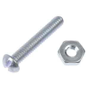 784-710 Machine Screw with Nuts - No. 8-32 x 1 in.; Zinc