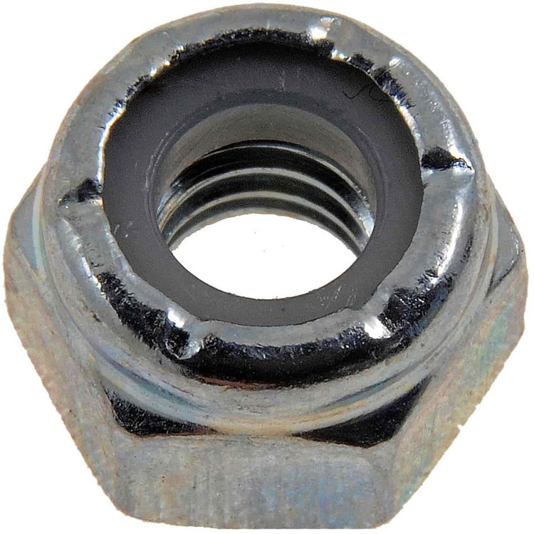 784-750 Hex Lock Nuts with Nylon Ring-Grade 2- Thread Size 1/4-20 in., Height 5/16 in.