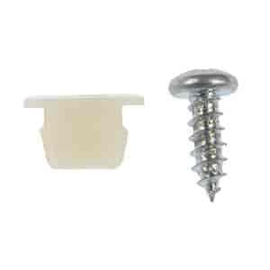 785-112 License Plate Fasteners- No. 8 x 1/2 in.
