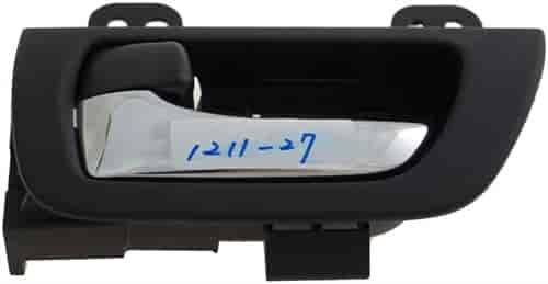 Interior Door Handle Rear Left Chrome Lever Beige Ivory Housing